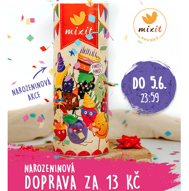 Doprava z MIXIT za 13 korun