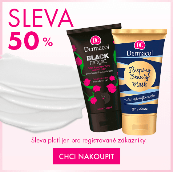 Sleva 50% na pleťové masky