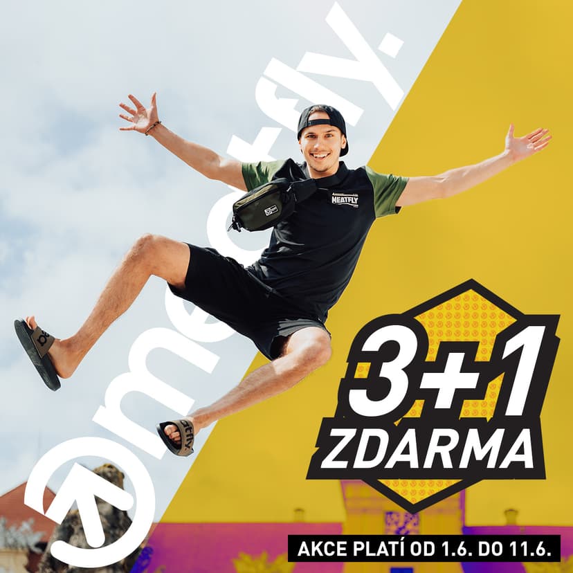 Meatfly.cz - akce 3+1 zdarma na vše