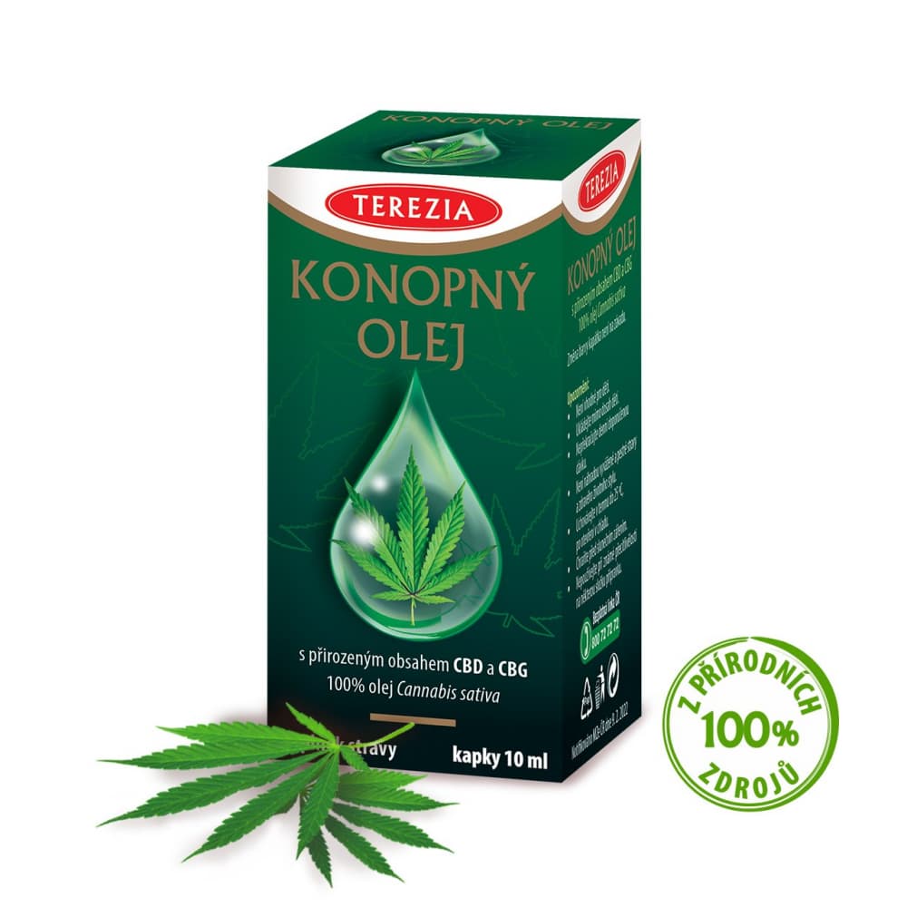 Konopný olej 10ml zdarma