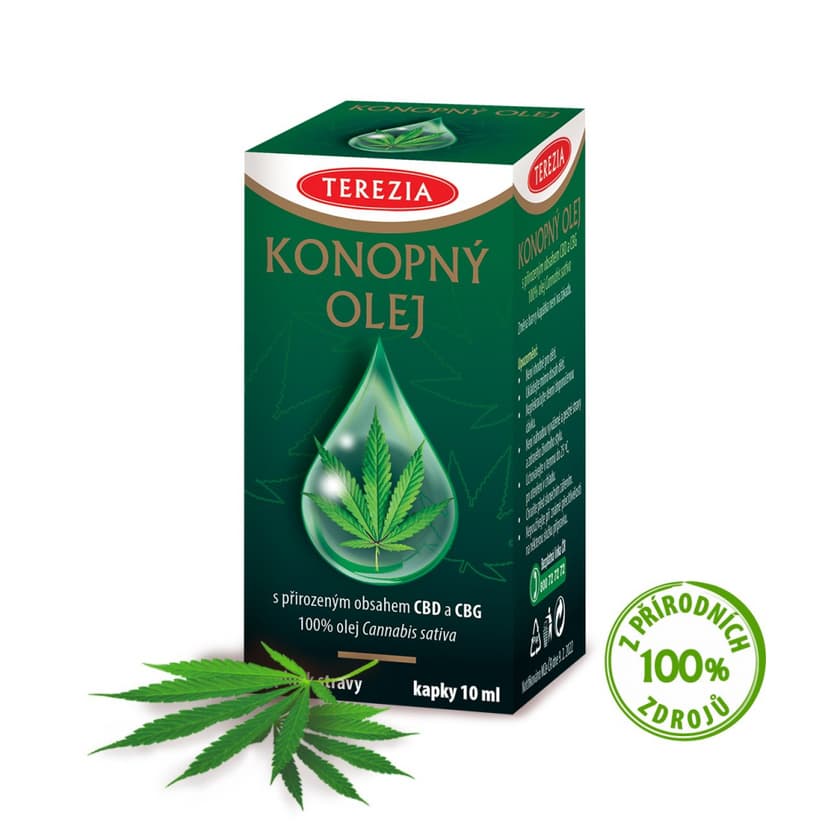 Konopný olej 10ml zdarma