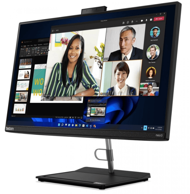 All in One Lenovo, 4,4GHz, 8GB RAM, SSD, 23,8"