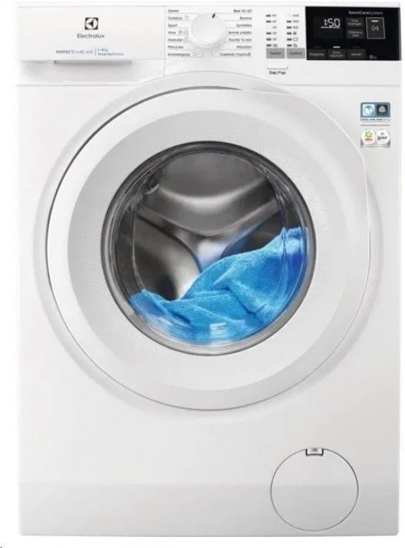 Pračka Electrolux, pára, C, 8 kg, 1400 ot/min