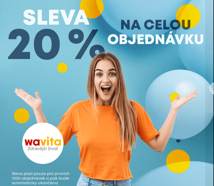 Sleva 20% na nákup nad 890 Kč