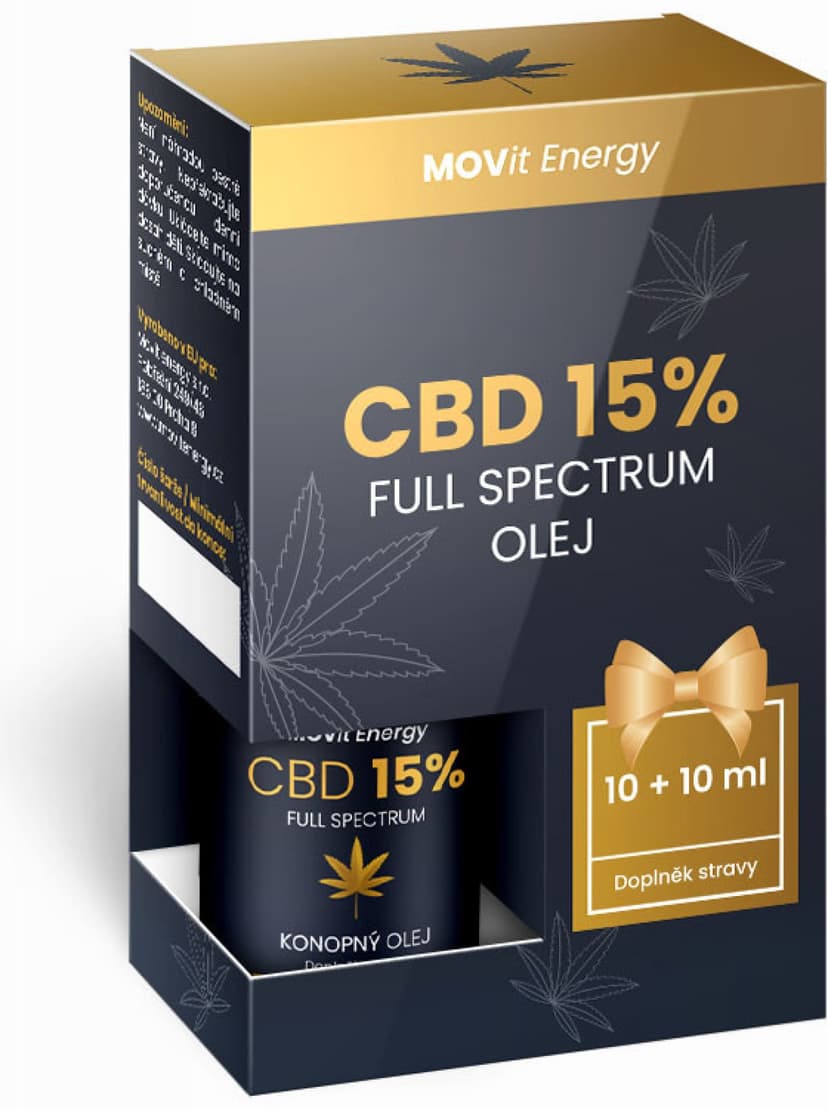 CBD olej 15% Full Spectrum 2x 10ml