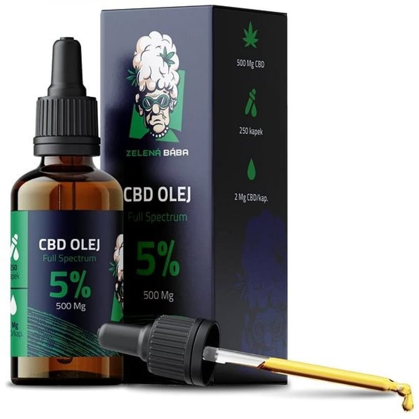 CBD 5% Full Spectrum konopný olej 10 ml