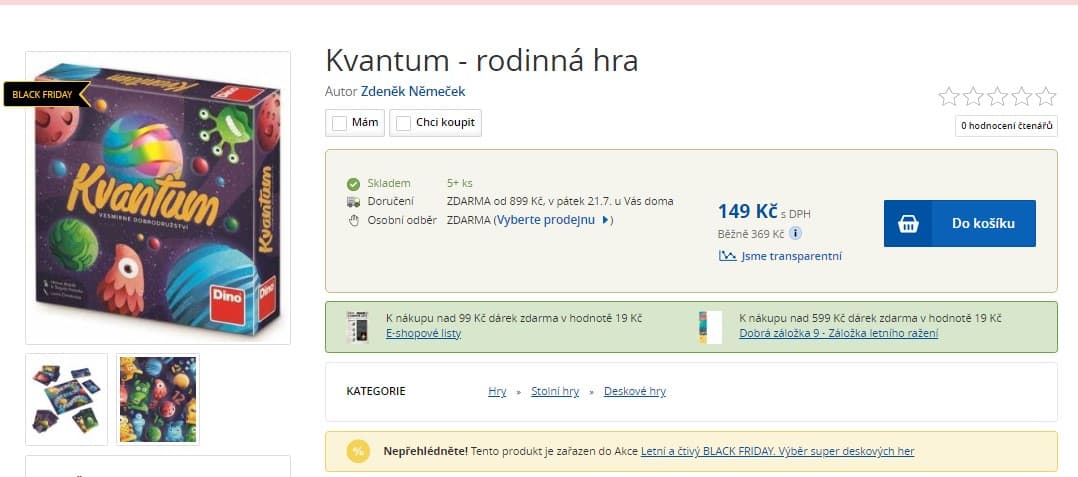 Společenská hra Kvantum