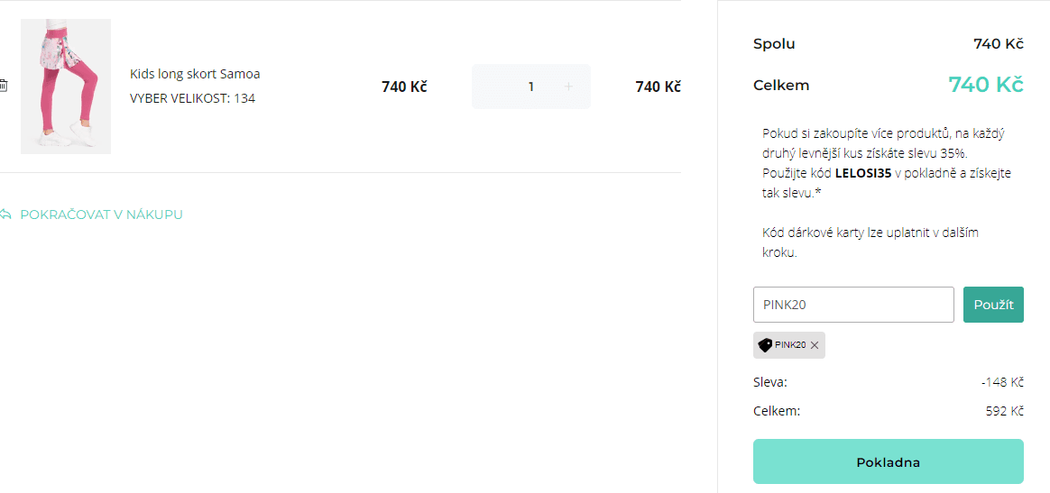 Lelosi - slevový kód -20% na růžovou kolekci