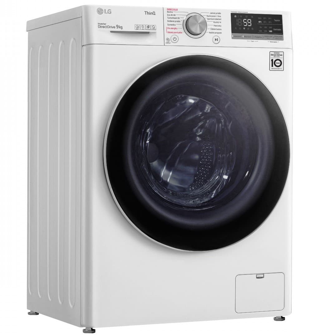 Whirlpool 9kg, 1360ot., pára, Wifi, ThinQ 