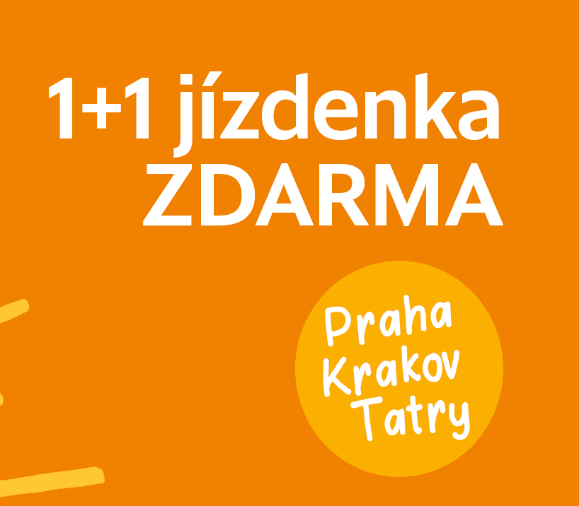 Akce 1+1 jízdenka zdarma