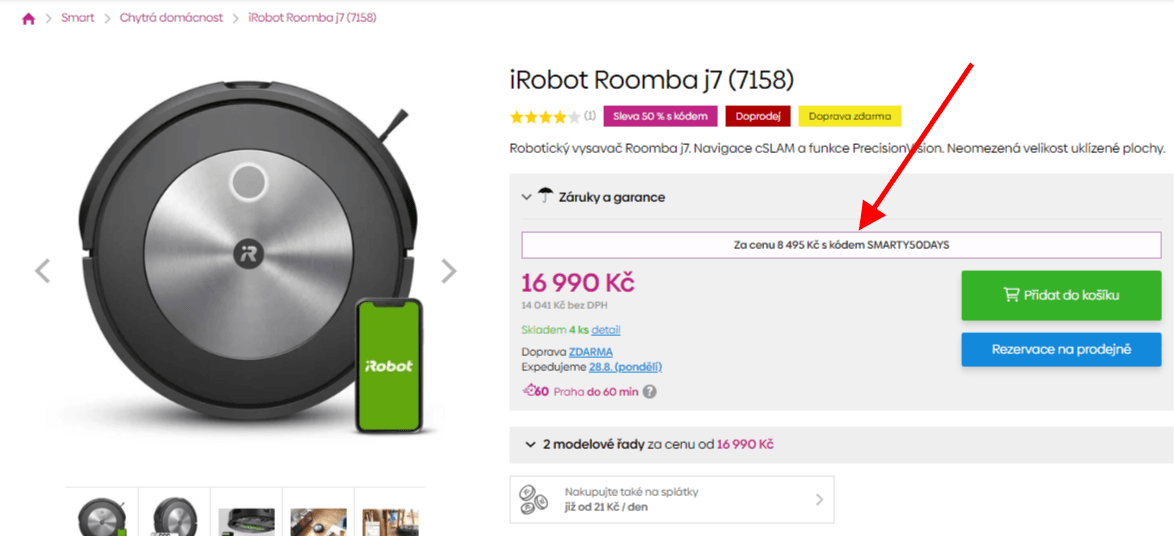 Robot iRobot Roomba j7