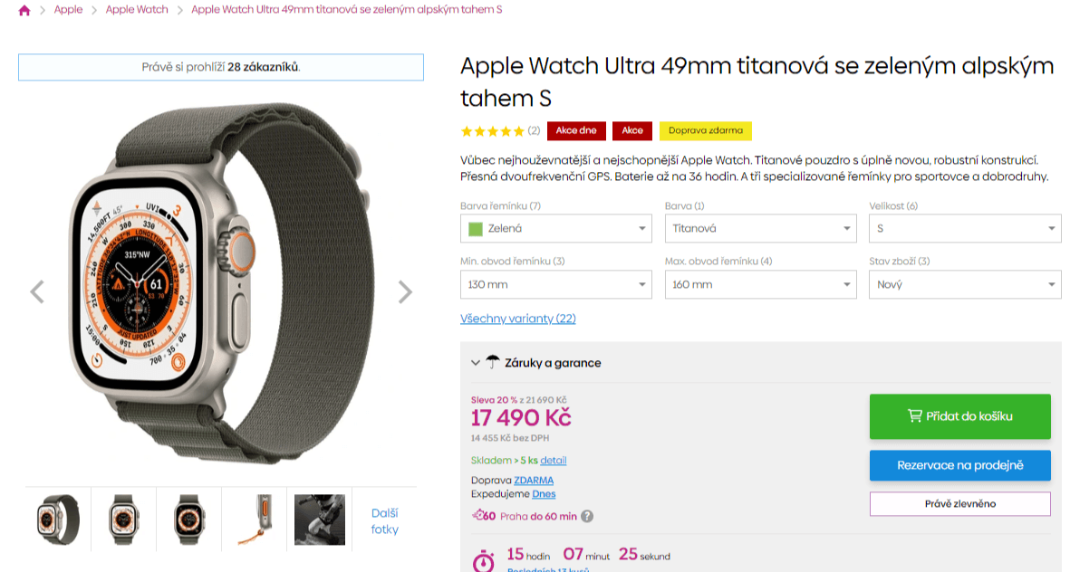 Apple Watch Ultra, 49mm
