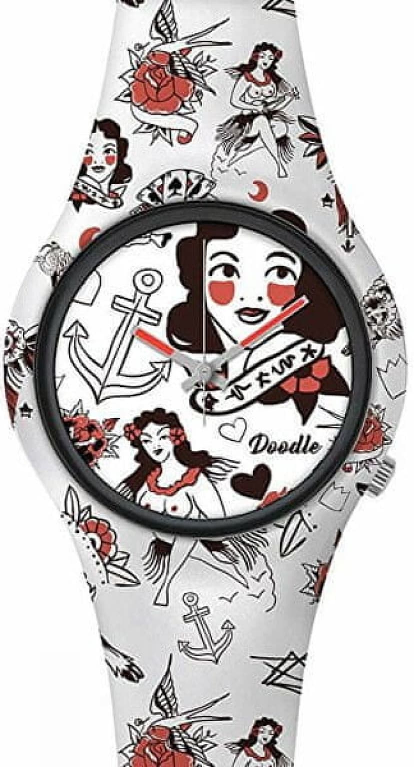 Dámské hodinky Doodle Rockabilly Tattoo