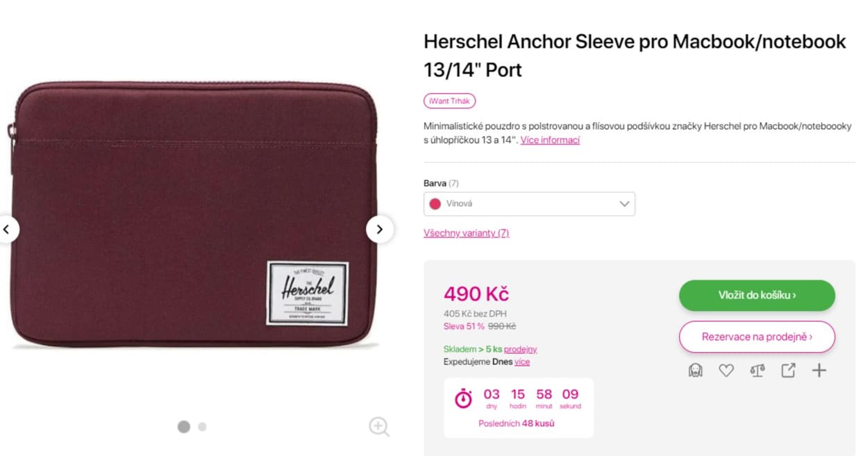 Pouzdro na ntb 13-14" Herschel