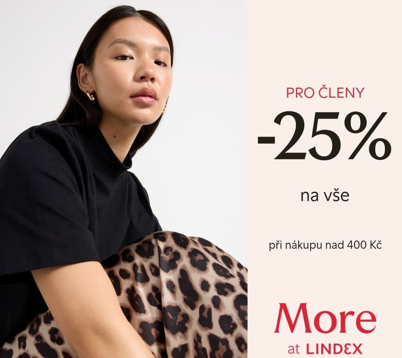 Lindex - extra sleva 25% na nákup nad 400