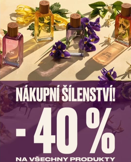BodyShop - sleva 40% na vše