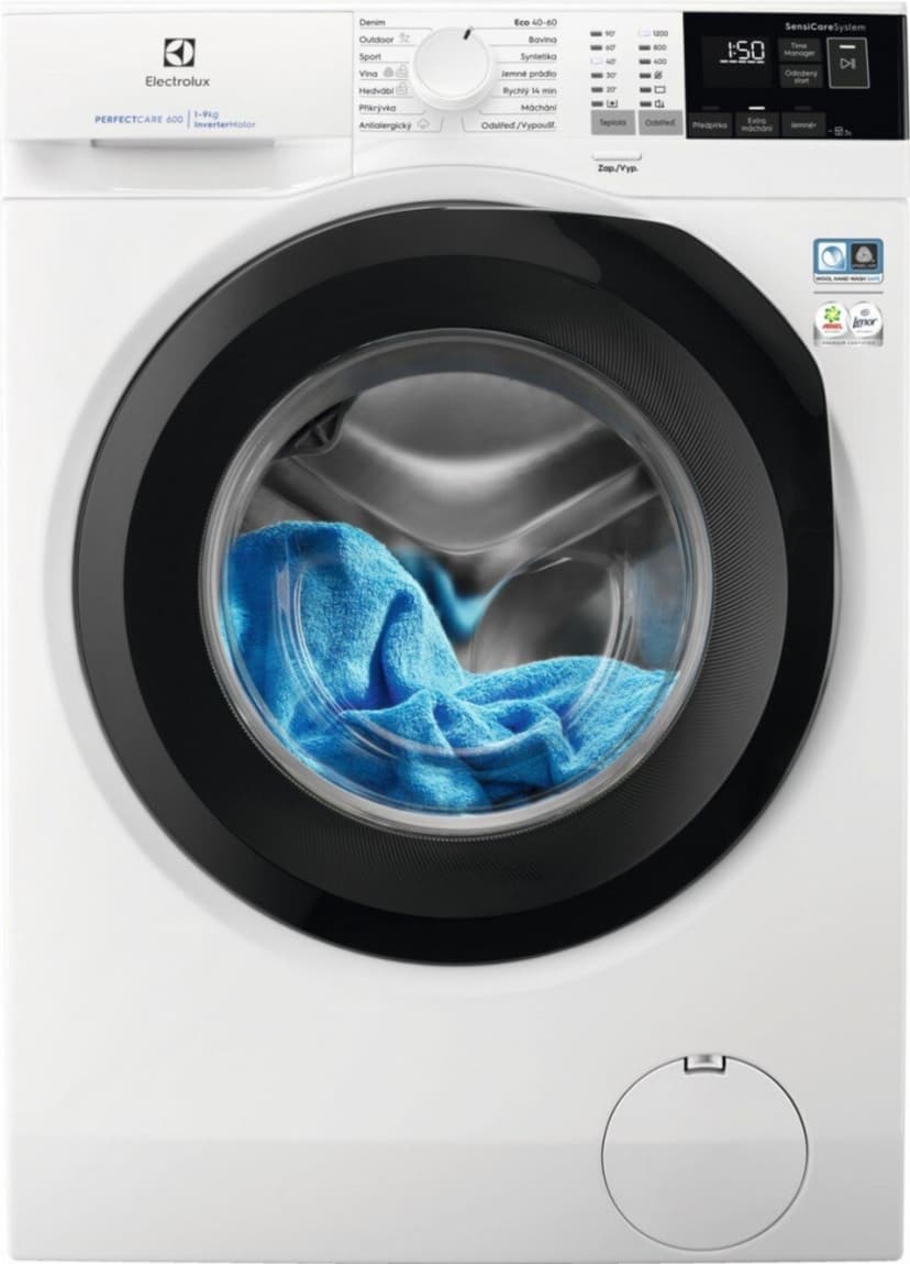 Pračka Electrolux, 1200 ot./min, 9 kg, C