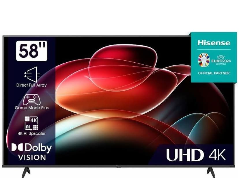 4K, smart TV, HDR, 147cm, Hisense