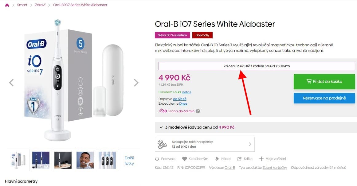 El. zubní kartáček Oral-B iO Series 7