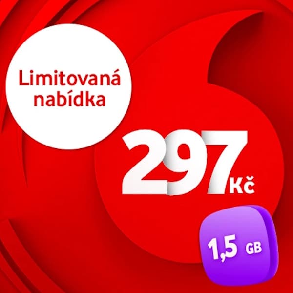 Neomezené volání a SMS + 1,5GB dat