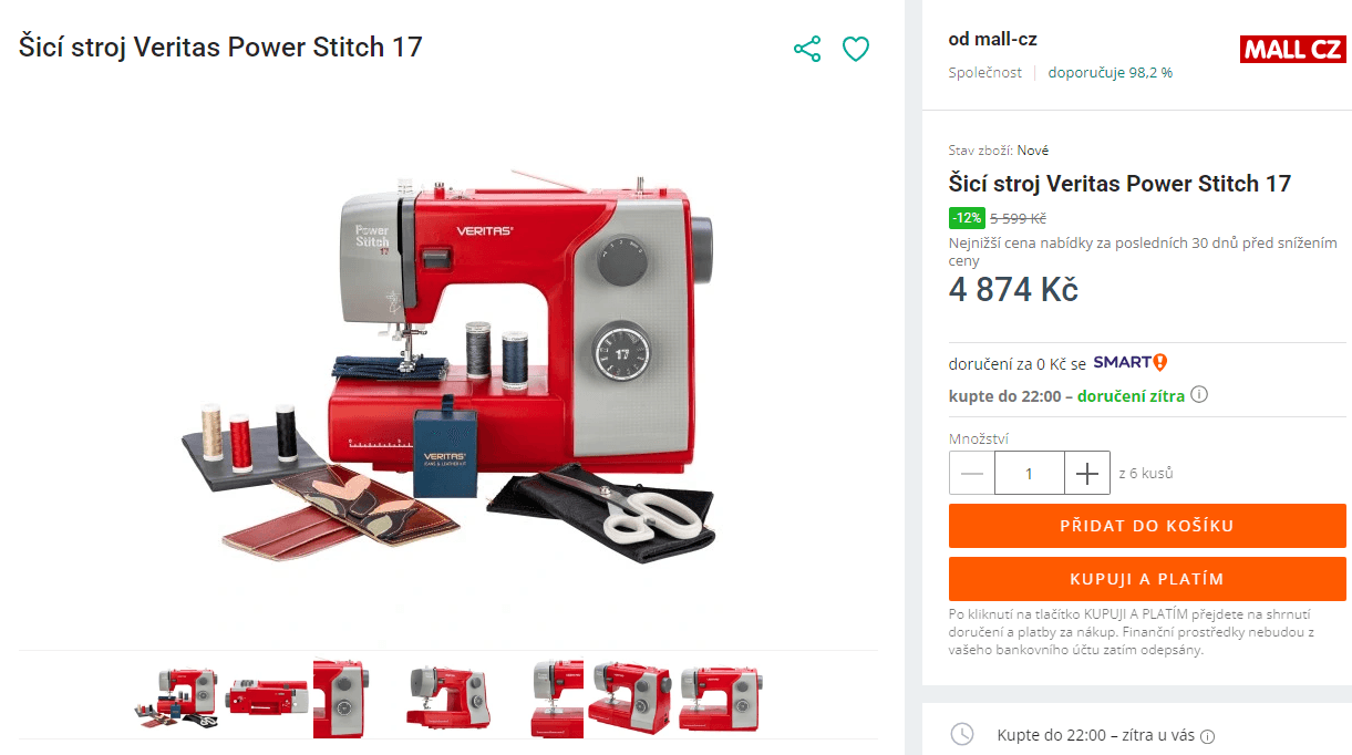 Šicí stroj Veritas Power Stitch 17