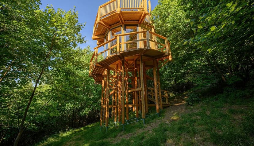 Romantický glamping na rozhledně pro dva