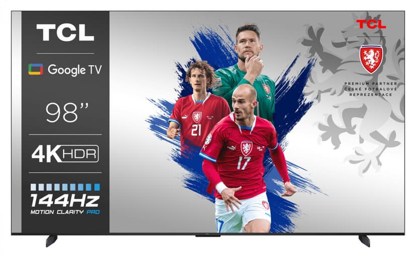 4K, Google TV, 144Hz, 248cm, Atmos TCL