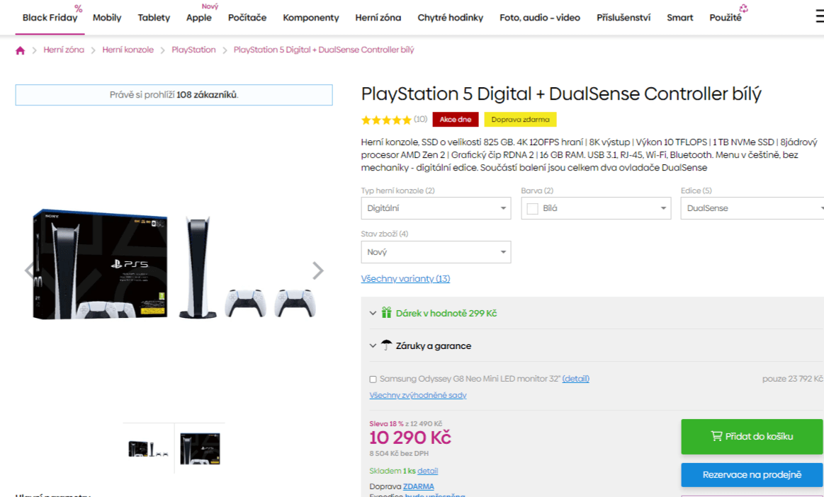 PlayStation 5 Digital + DualSense Controller