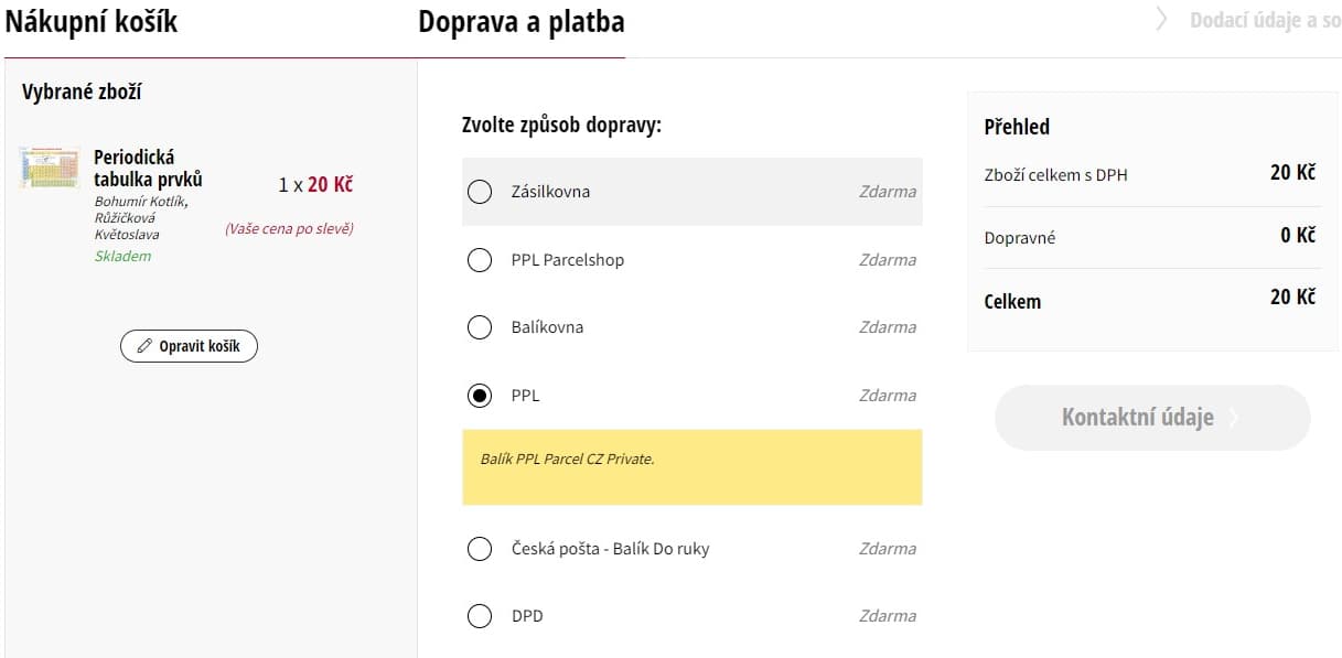 Albatros - doprava zdarma na vše + kódy