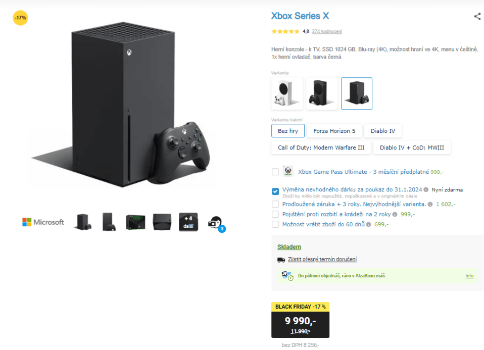 Konzole Xbox Series X 