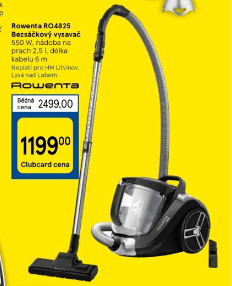 Bezsáčkový vysavač Rowenta Power XXL