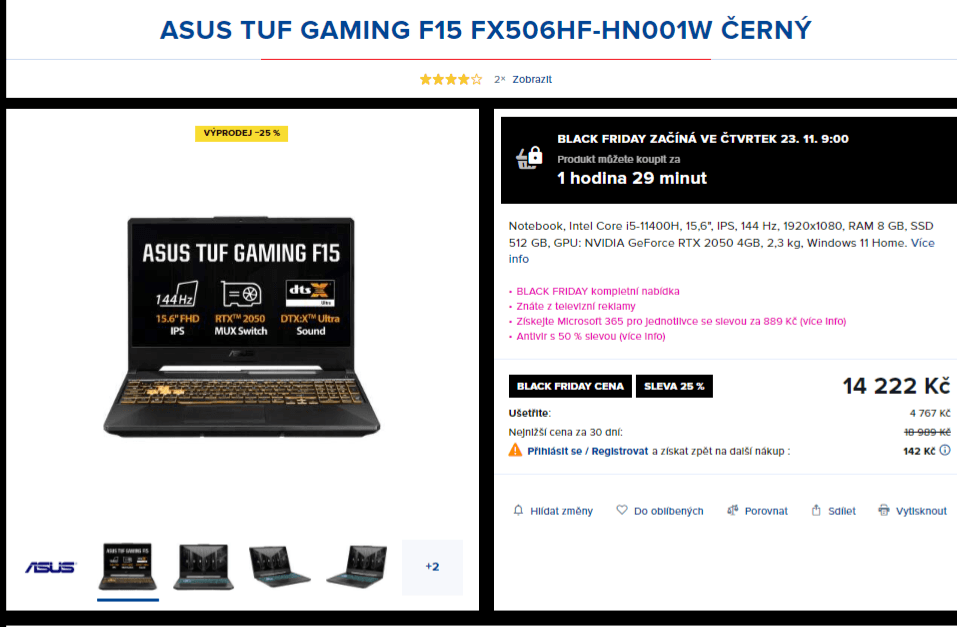 Ntb Asus i5 4,5GHz, 8GB RAM, 4GB Nvidia