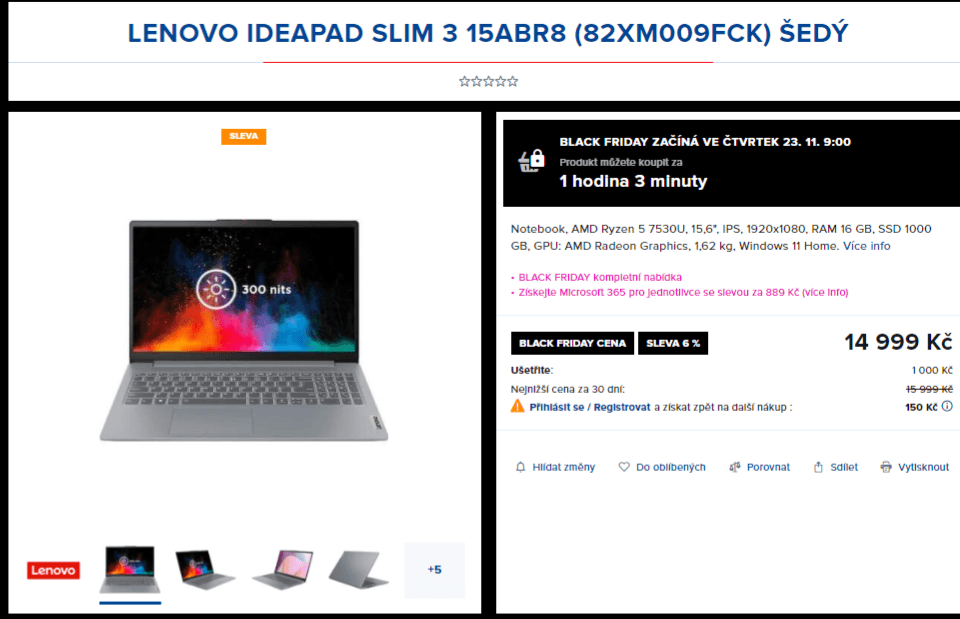 Lenovo 4,5GHz, 16GB RAM, 1TB SSD, 15,6"