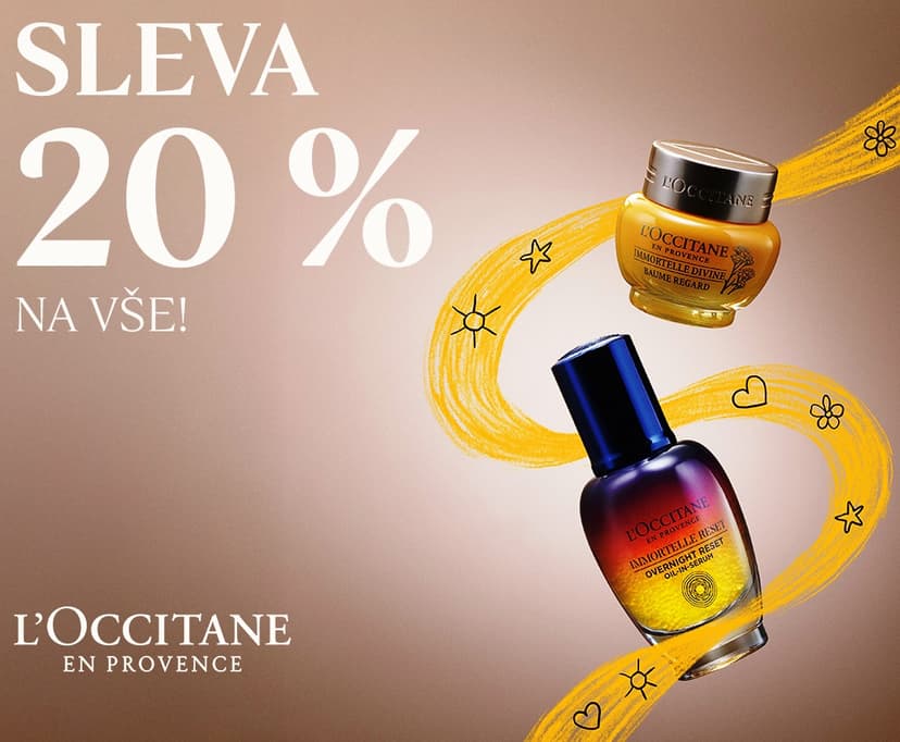 L'Occitane - sleva 20% na vše