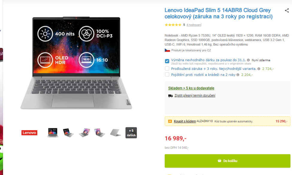 Lenovo 4,5GHz, 16GB RAM, 14", 1TB SSD