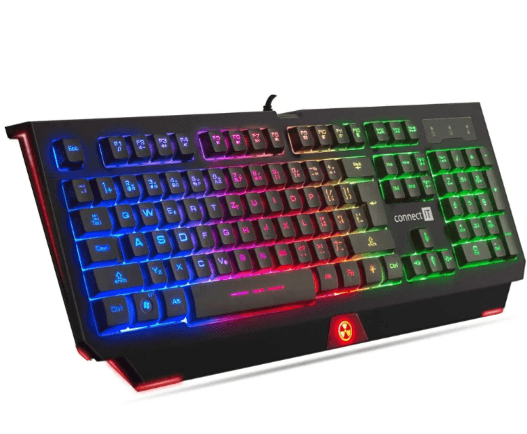 Herní klávesnice Connect IT, LED podsvícení