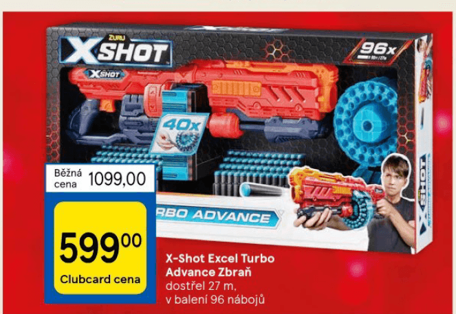 Puška X-Shot, 40 zásobník, 96 nábojů