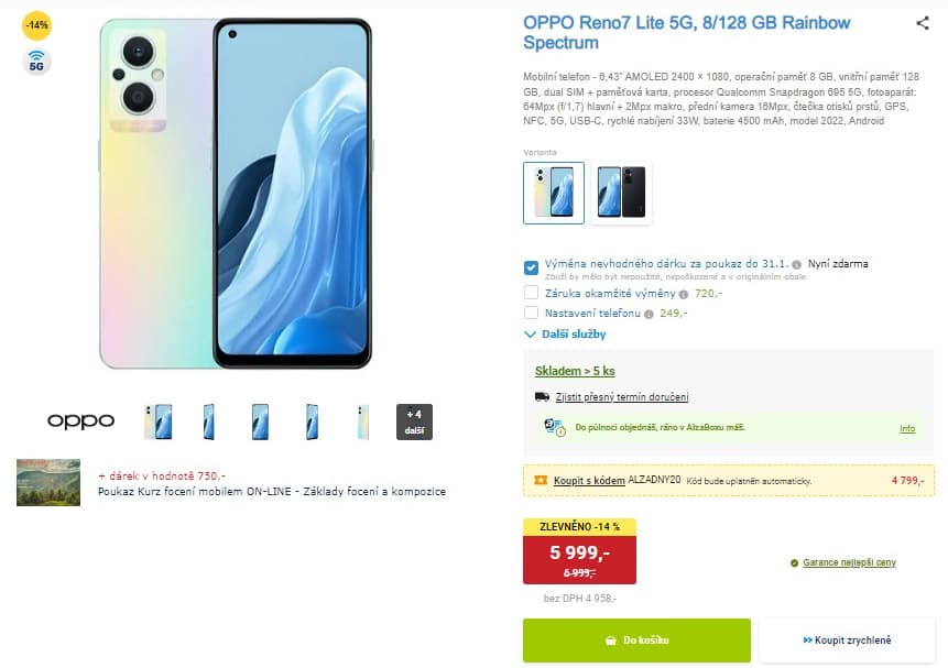 Oppo 8x 2,2GHz, 8GB RAM, 6,43"