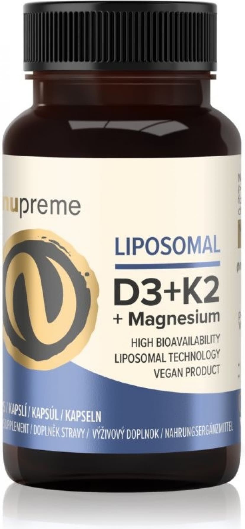 Vit. D3+K2 Nupreme Liposomal 30 kapslí