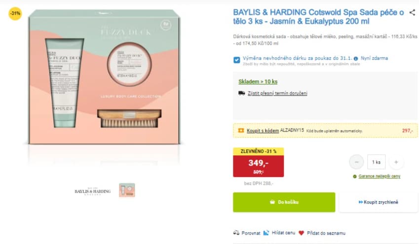 Dárková sada Baylis&Harding 3 ks