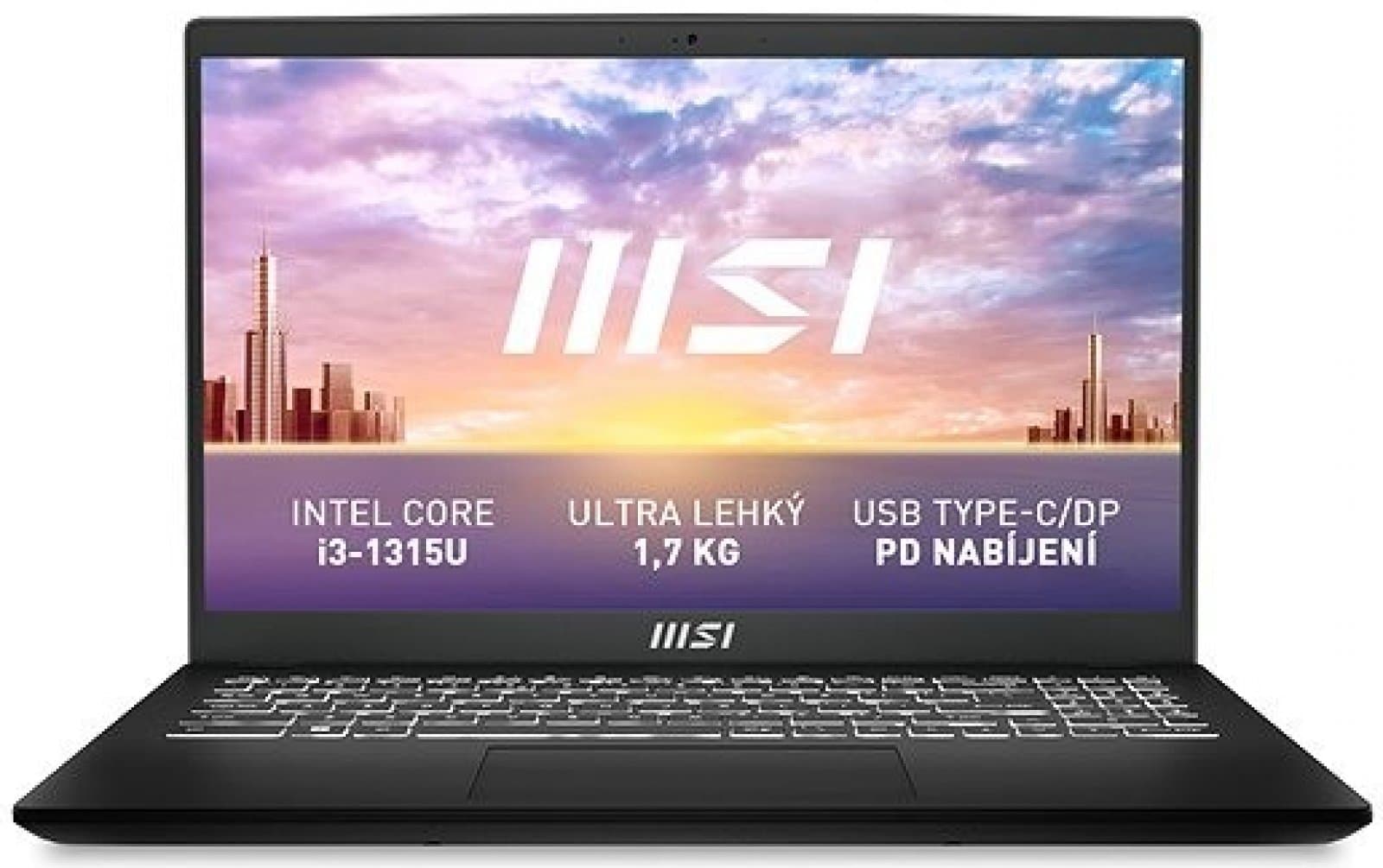 Ntb MSI i3 4,5GHz, 16GB RAM, SSD, 15,6"