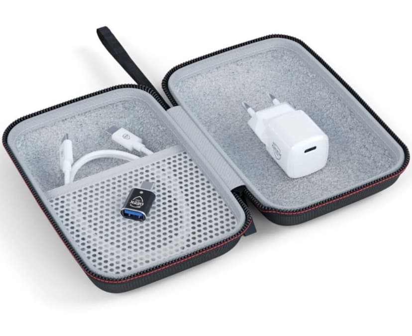 Pouzdro, redukce, USB-C/C kabel, nabíječka 20W