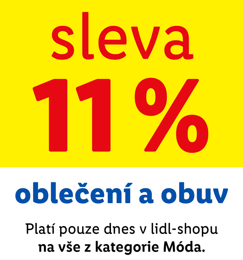 Lidl-shop - sleva 11% na veškerou módu