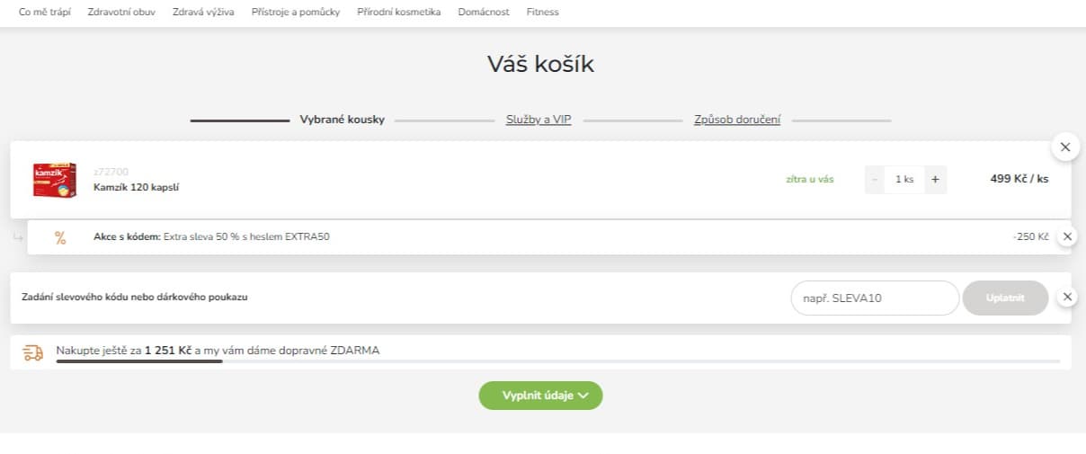 ProZdravi.cz - sleva 50% na 600 produktů