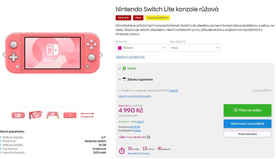 Nintendo Switch Lite 