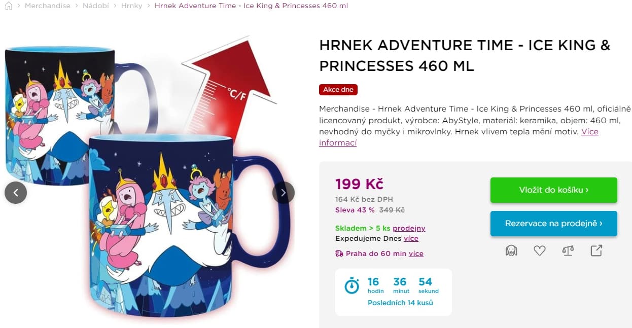 Termohrnek Adventure Time 460ml