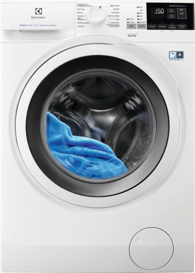 Pračka se sušičkou Electrolux 8/4kg, 1600ot.