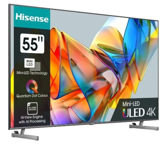 4K QLED TV, Atmos, 139cm, Hisense