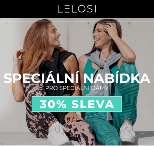 Lelosi - slevový kód -30% na vybrané produkty