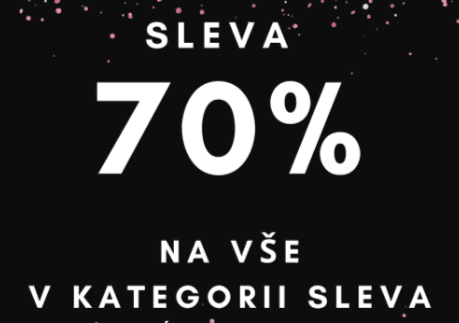 BePink - extra sleva 70% na slevy